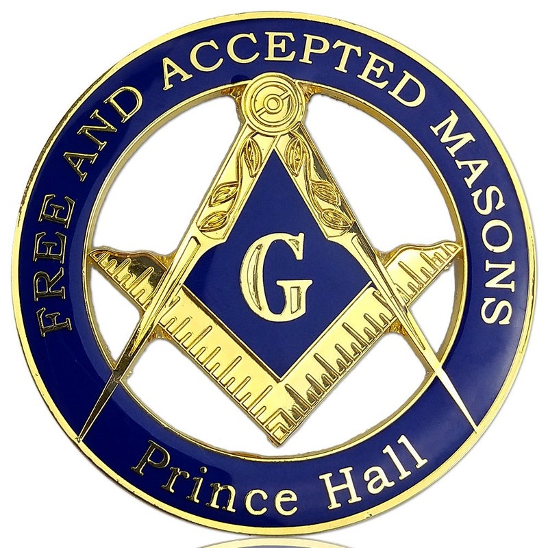 deDecoml Masonic Prince Hall Car Emblem Freemason Metal Auto Decal - Image 3